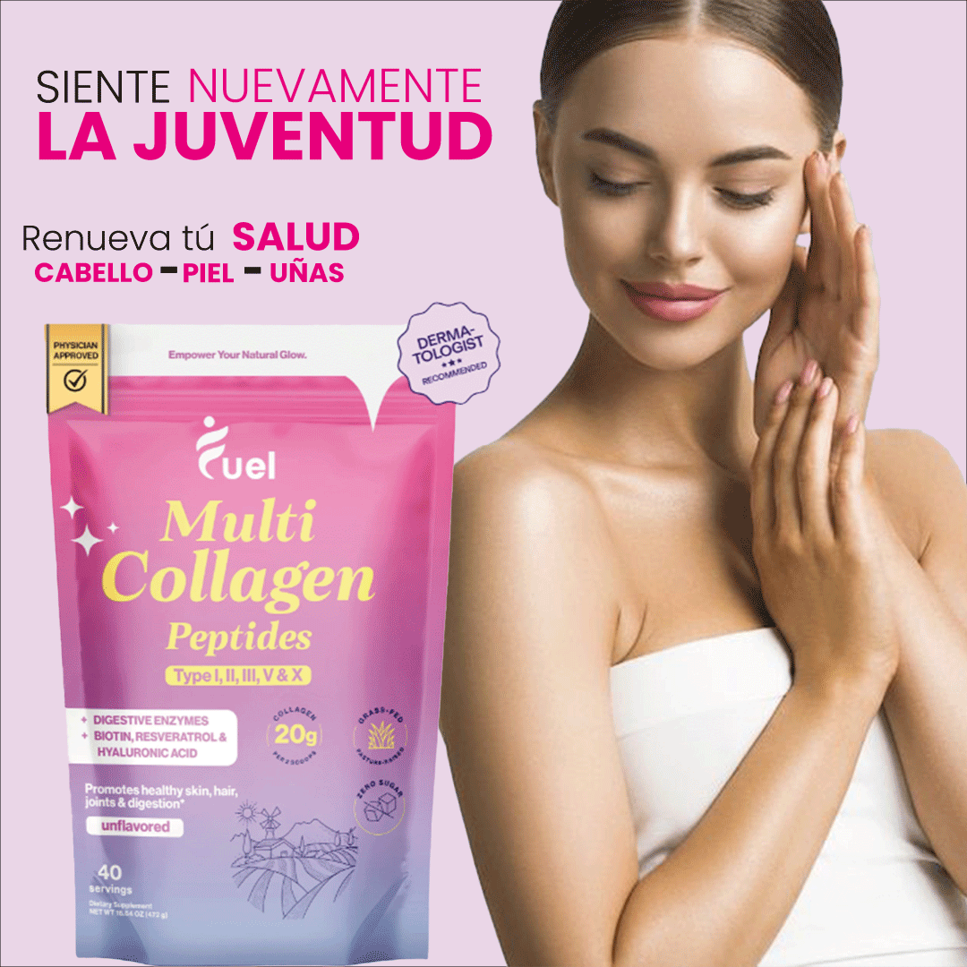 Multi Collagen +Peptidos + Beneficios para sentirte más joven!