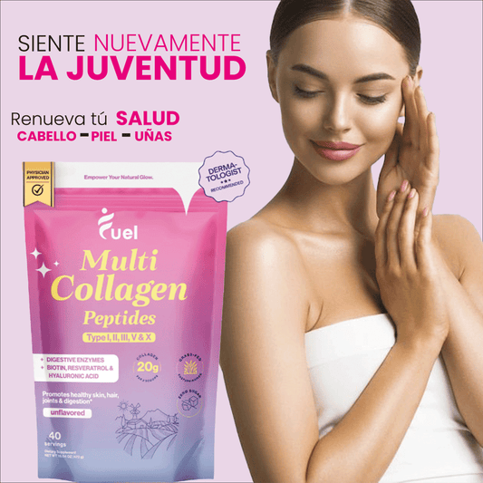 Multi Collagen +Peptidos + Beneficios para sentirte más joven!