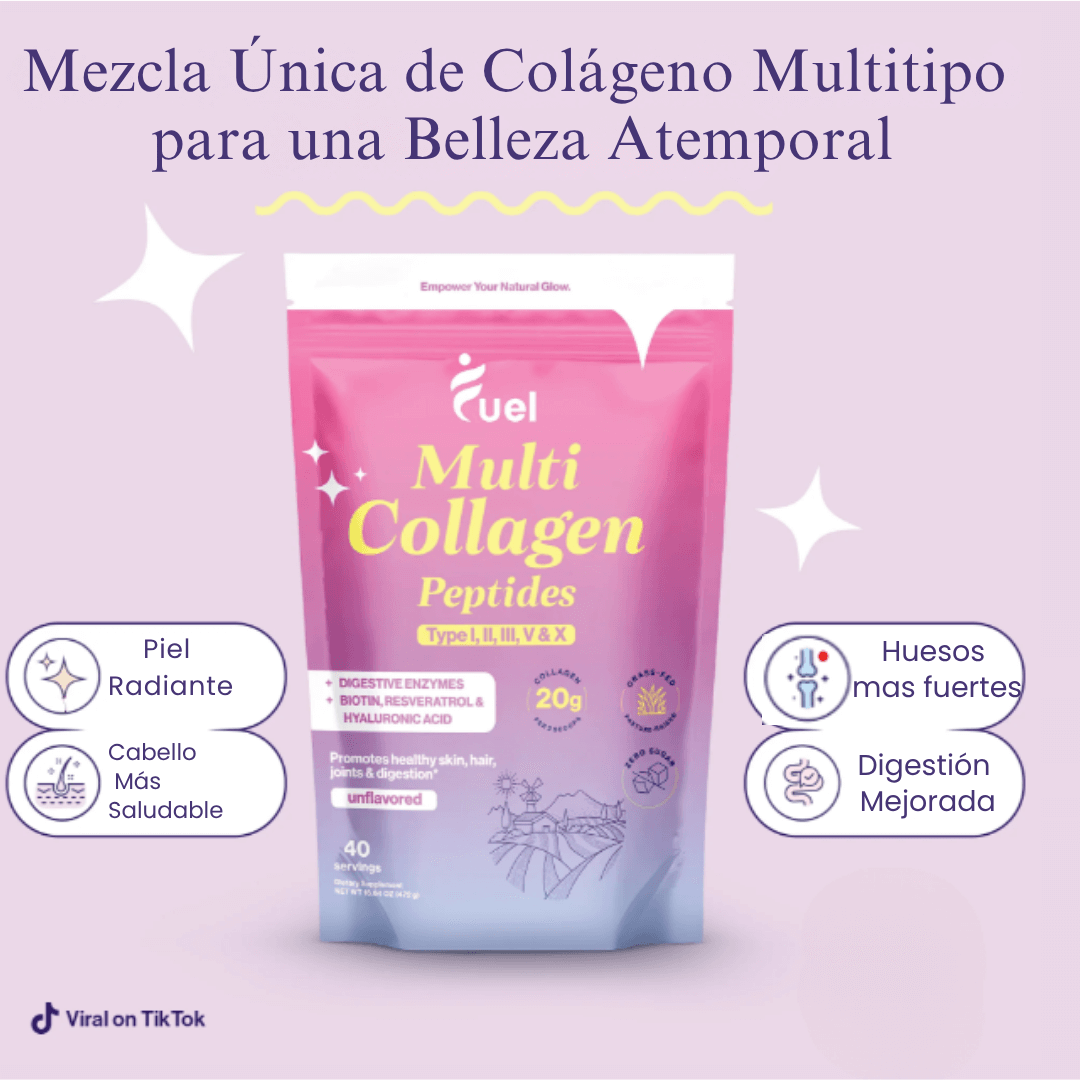 Multi Collagen +Peptidos + Beneficios para sentirte más joven!