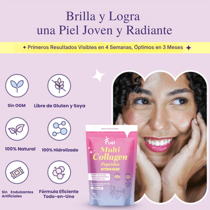 Multi Collagen +Peptidos + Beneficios para sentirte más joven!