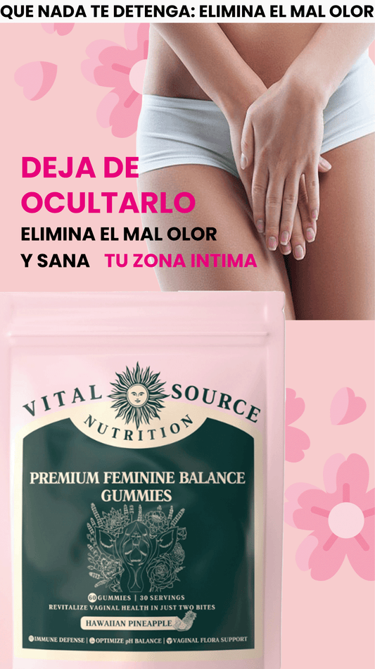 VITAL SOURCE-Gomitas para un pH Balanceado, Vuelve a Sentirte Única!
