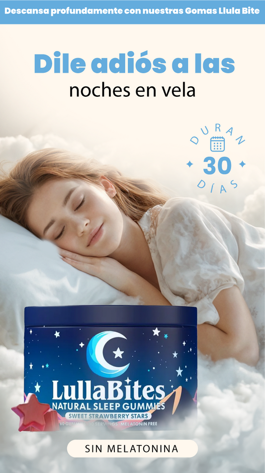 LullaBites-Gomitas El Suplemento Natural Más Efectivo Para Dormir Profundo… Sin Melatonina
